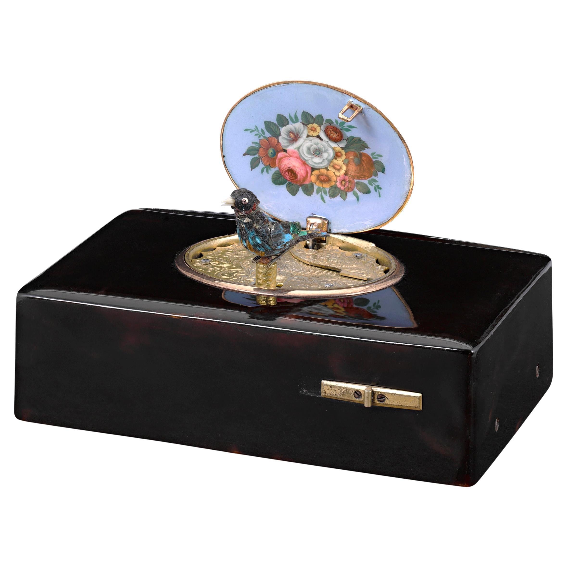Caja para pájaros cantora Bruguier Tortoiseshell Swiss Fusée