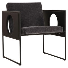 Brüh & Sippold Grace Fabric Armchair Gray