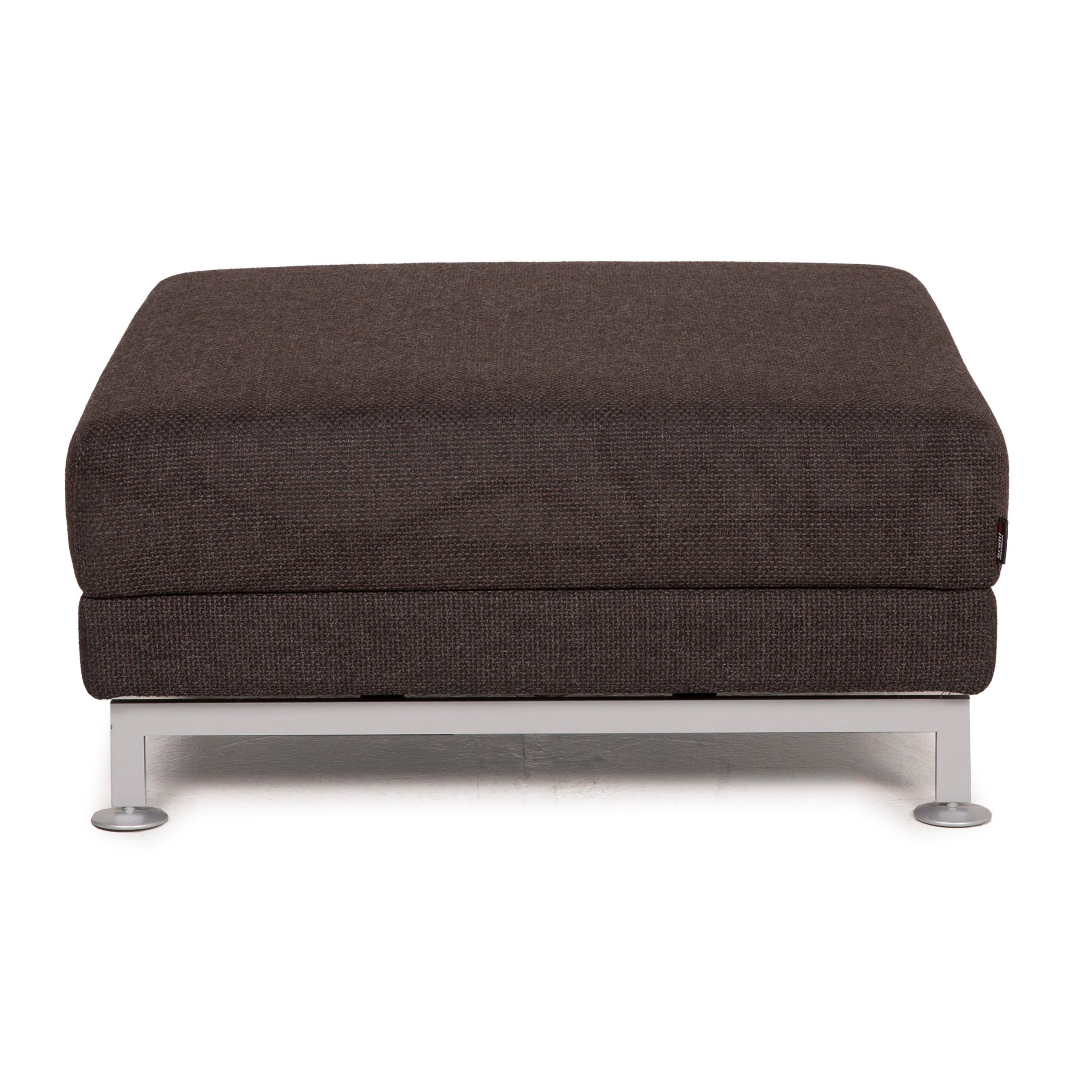 Brühl Moule Fabric Stool Brown 4