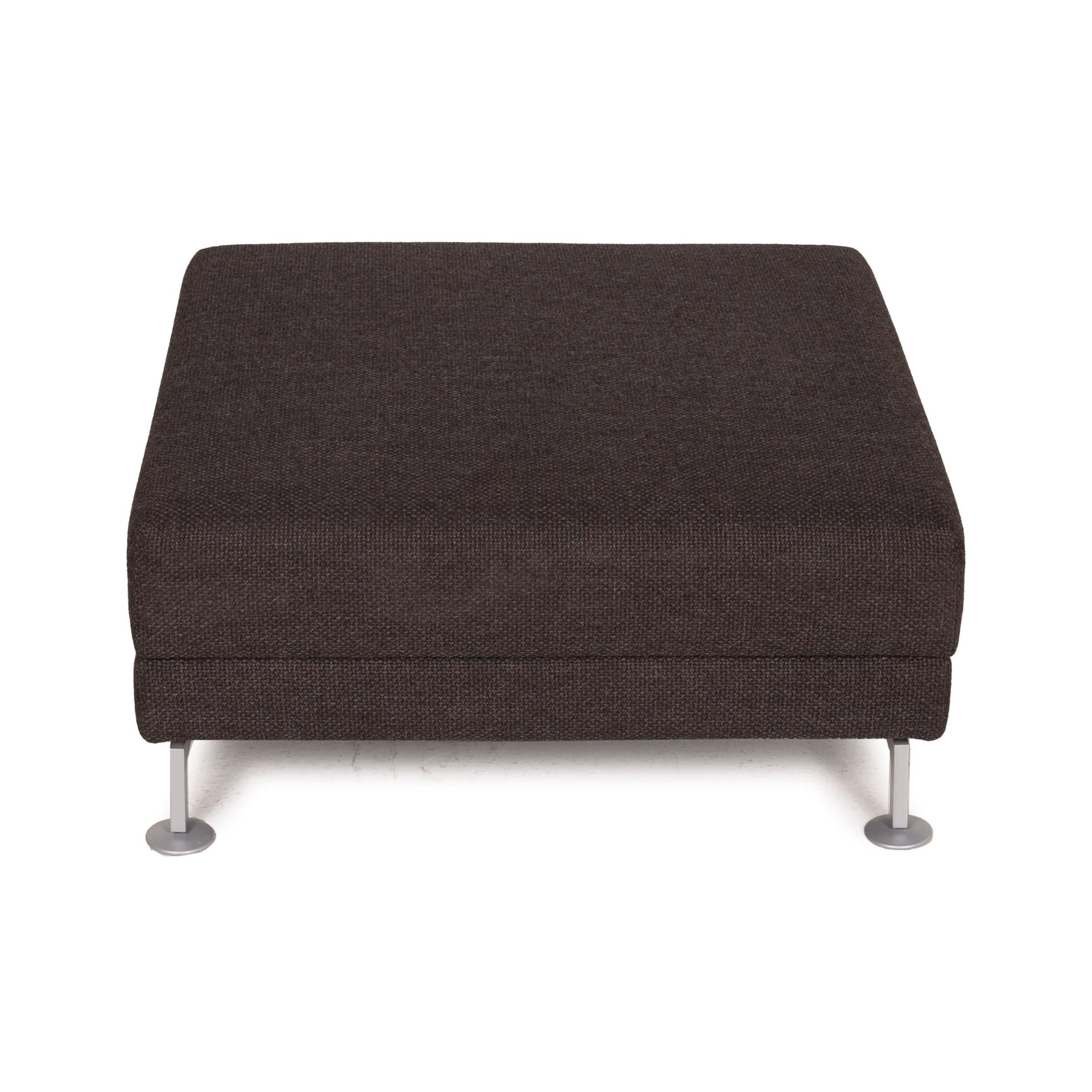 Brühl Moule Fabric Stool Brown 1