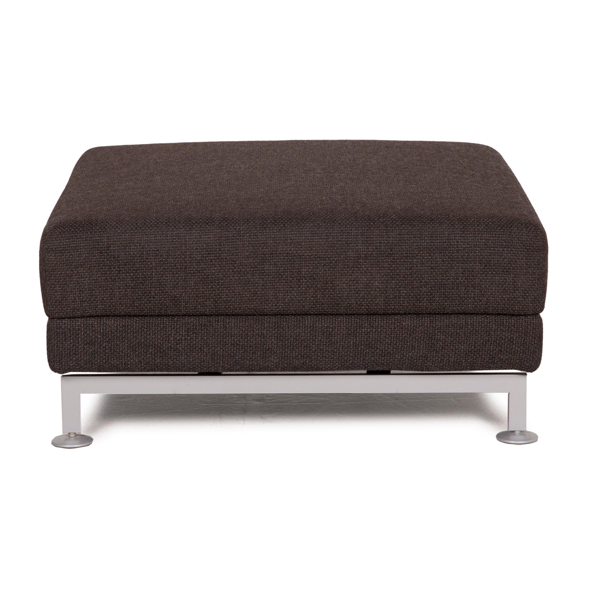 Brühl Moule Fabric Stool Brown 2