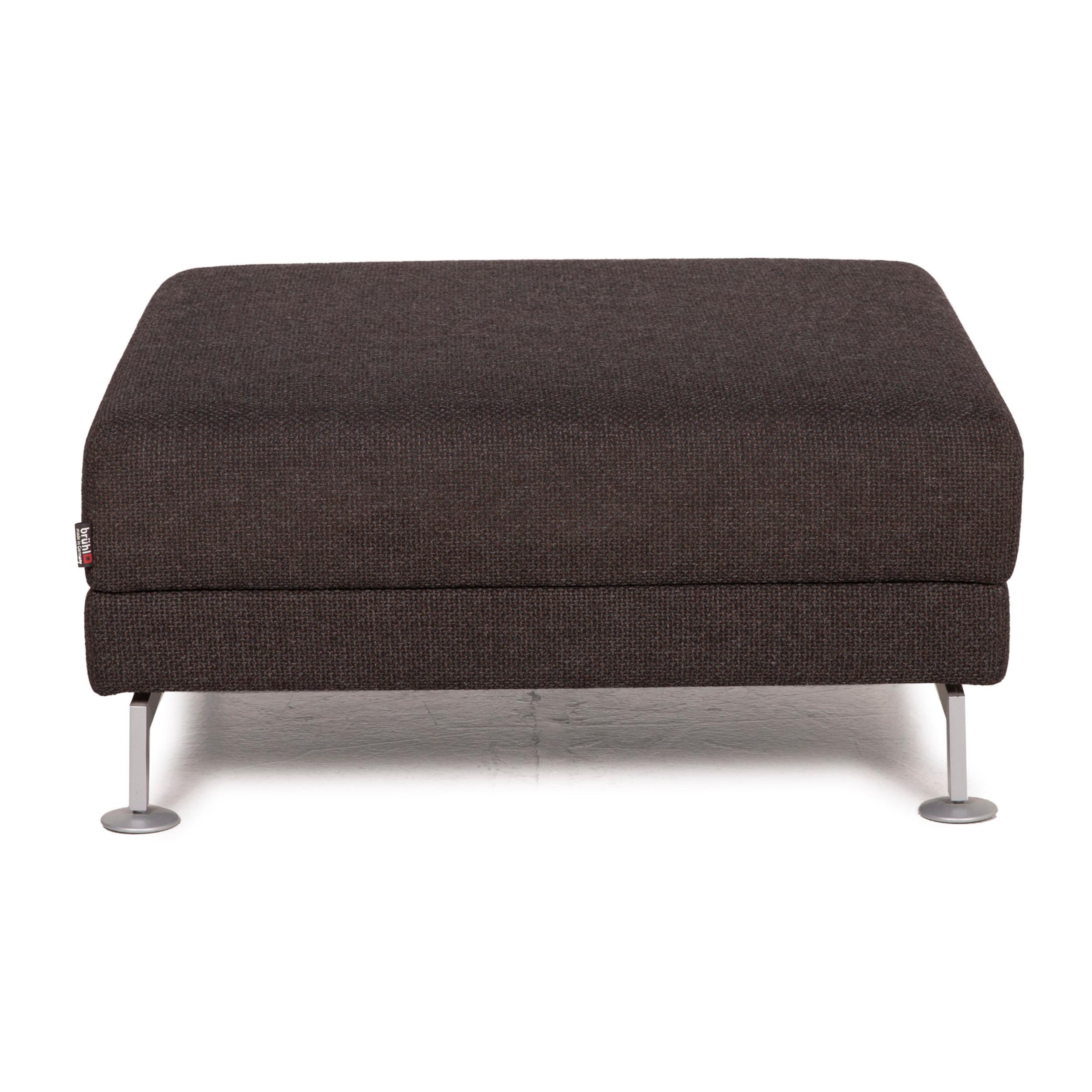 Brühl Moule Fabric Stool Brown 3