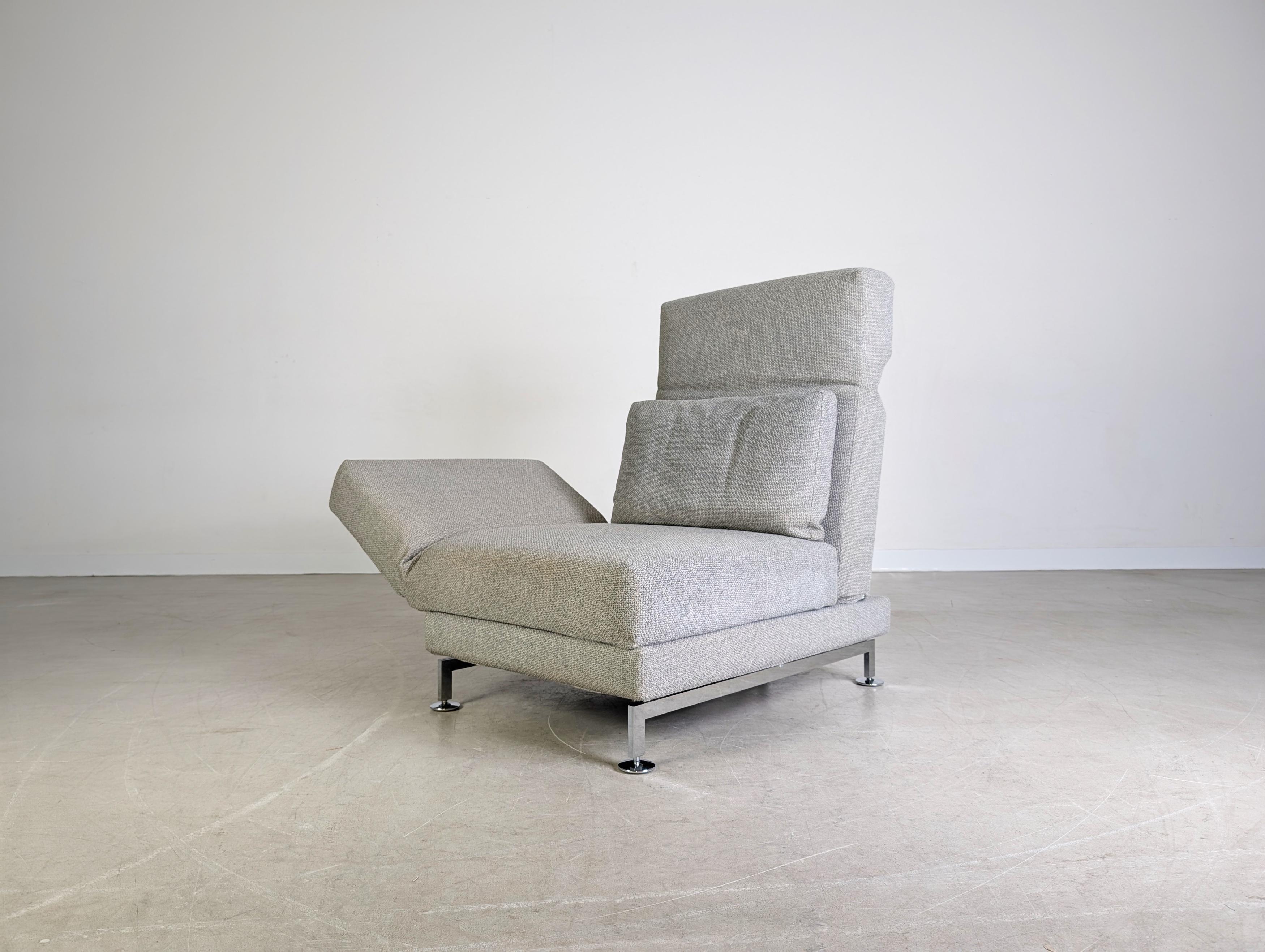 Allemand Brühl Moule medium Anstellsessel Chaiselongue Drehsitz Recamiere en vente