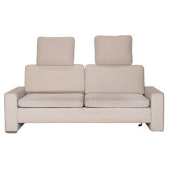 Brühl & Sippold Alba Fabric Sofa Beige Two-Seater Couch