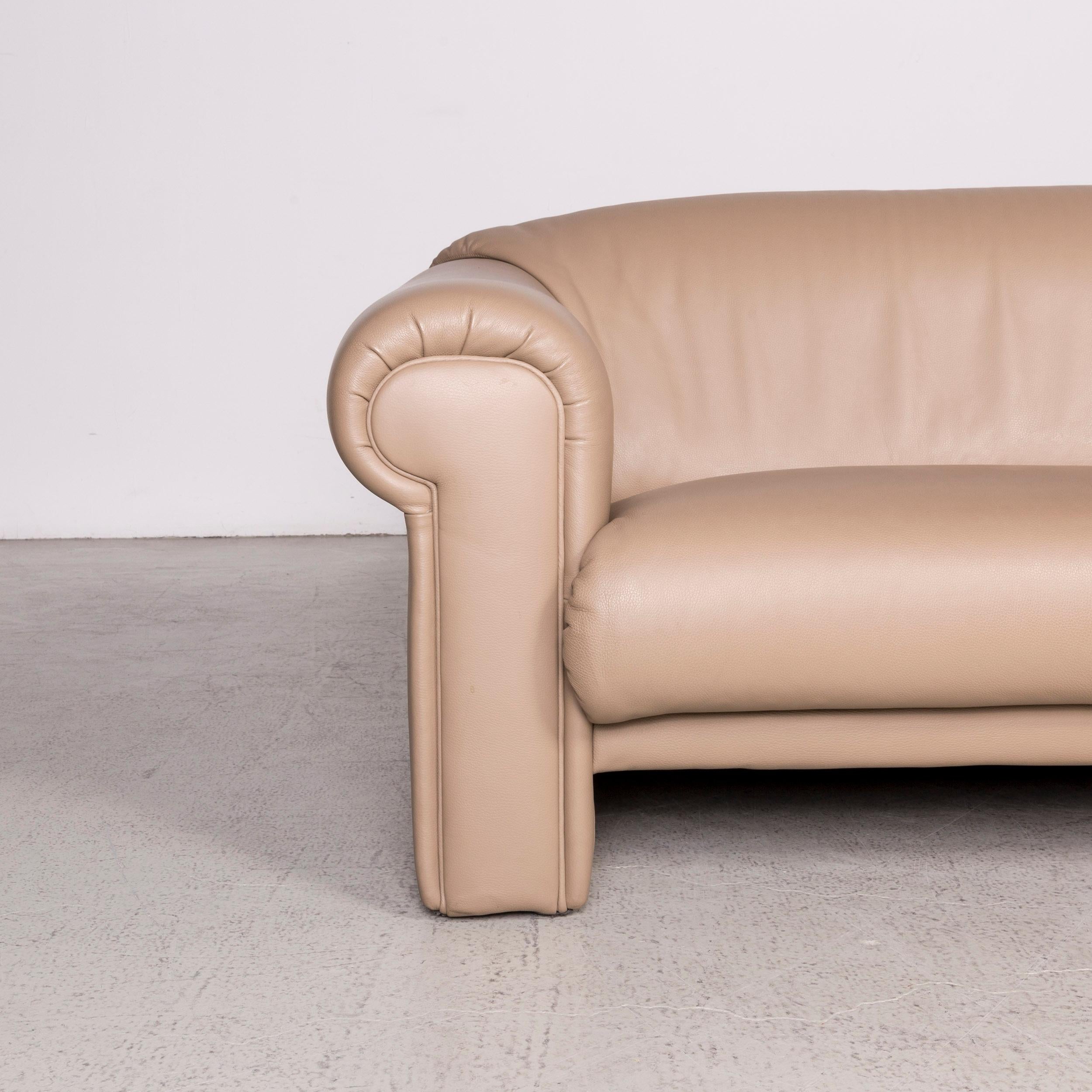 Brühl & Sippold Ampiezza Designer Ledersofa Cognac Dreisitzer Echtleder (21. Jahrhundert und zeitgenössisch) im Angebot