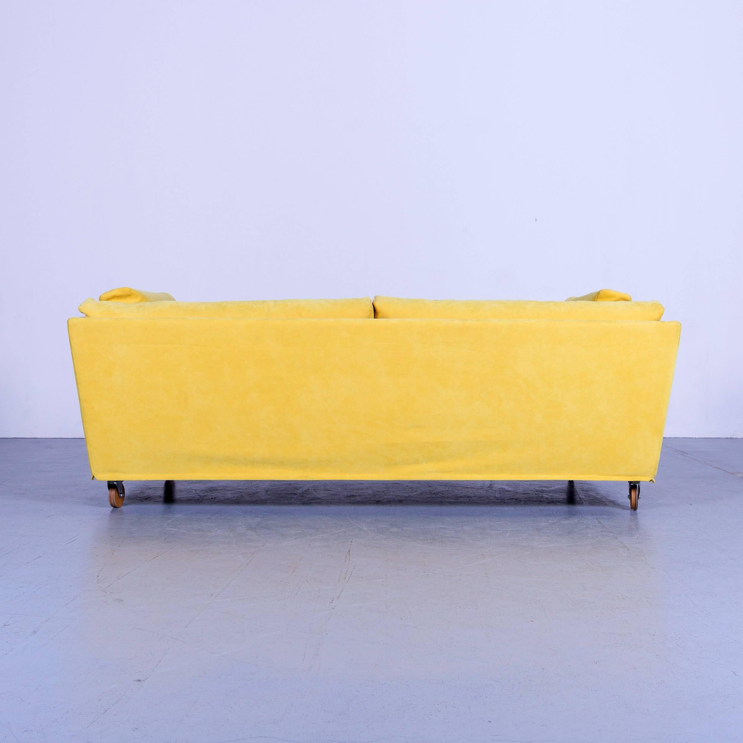 Brühl & Sippold Carousel Stoffsofa Dreisitzer Gelb (Leder)