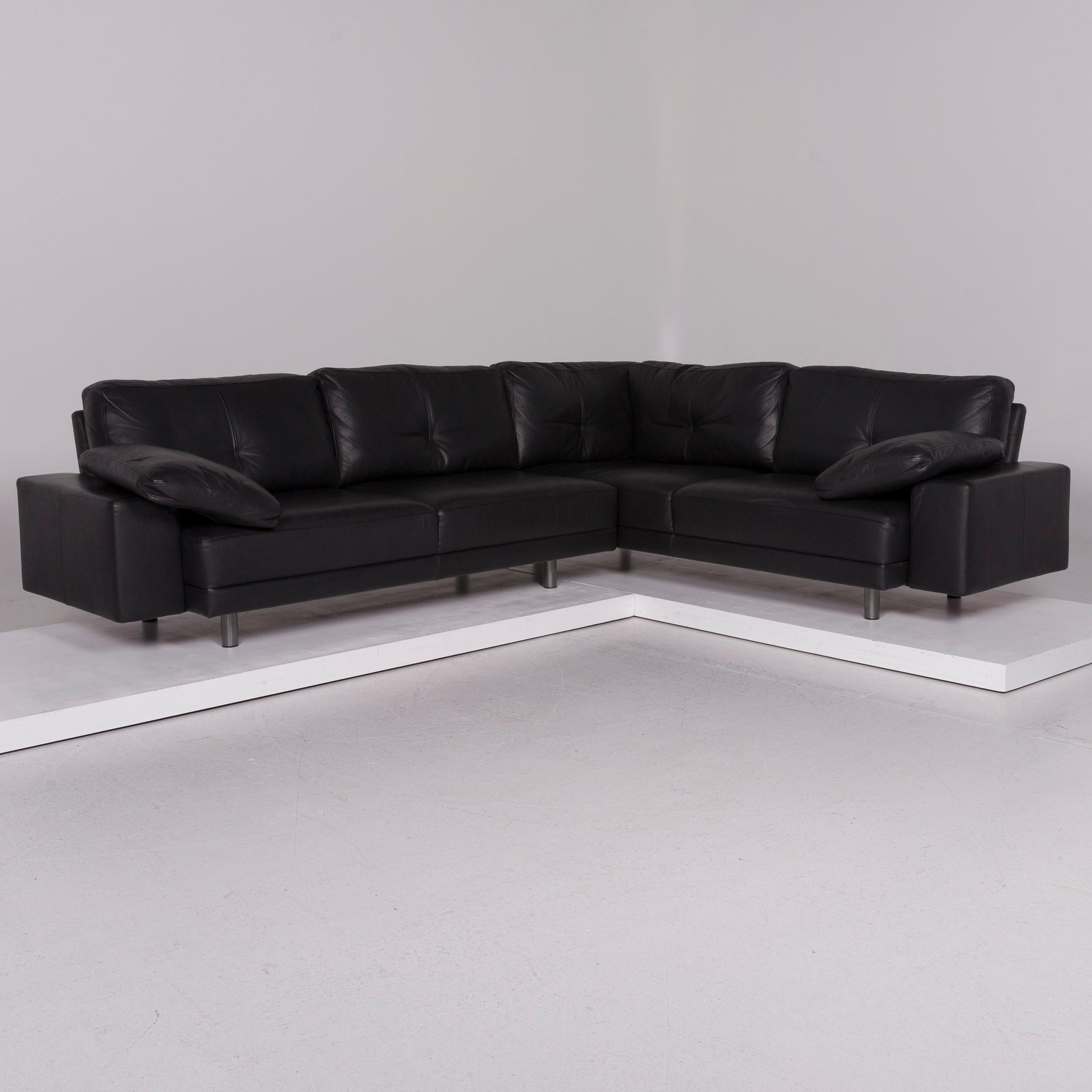We bring to you a Brühl & Sippold leather sofa set black corner sofa stool.

 

 Product measurements in centimeters:
 

Depth 87
Width 280
Height 89
Seat-height 41
Rest-height 62
Seat-depth 53
Seat-width 204
Back-height 32.
 