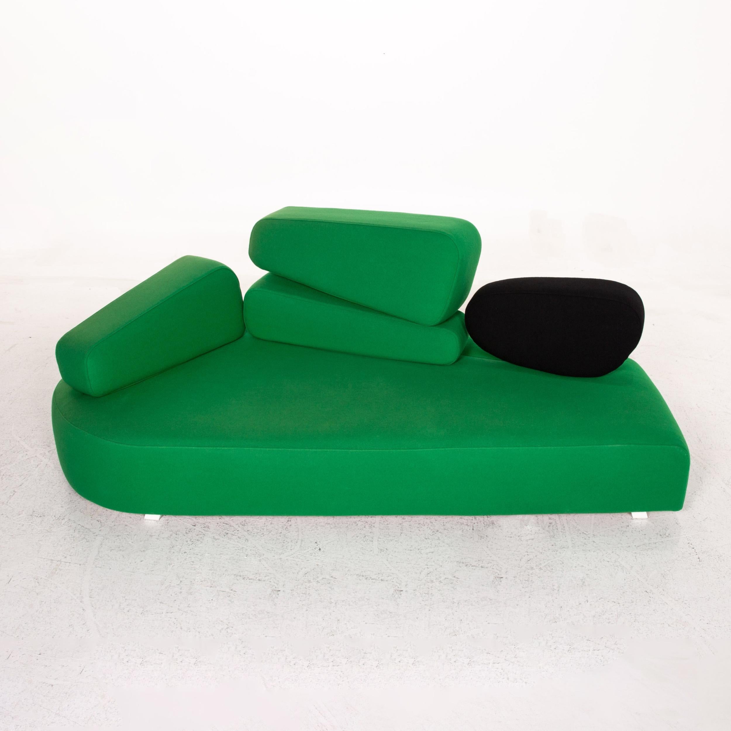 Brühl and Sippold Mosspink Fabric Sofa Green Three-Seat Couch For Sale at  1stDibs | brühl mosspink