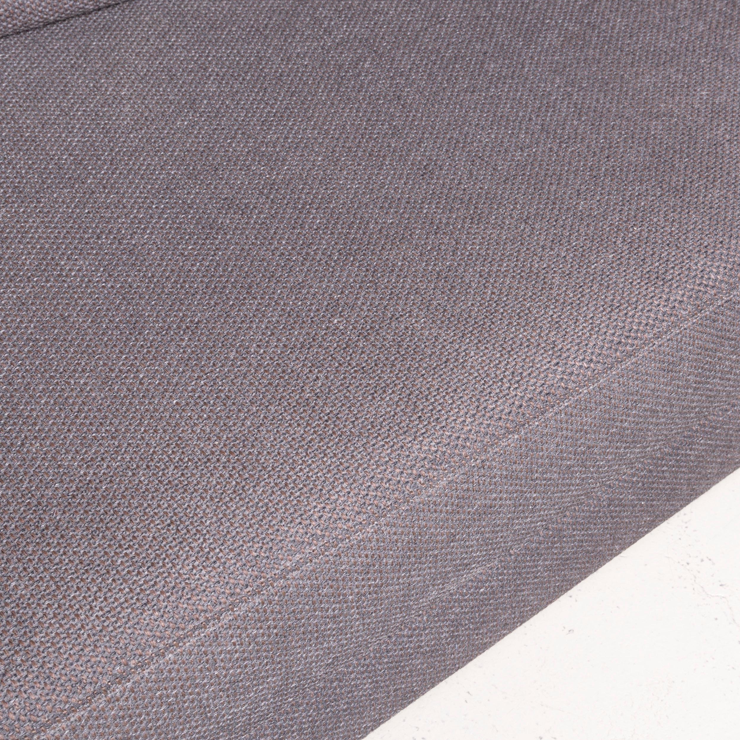 Brühl & Sippold Moule Designer Corner-Sofa Grey Fabric For Sale 1