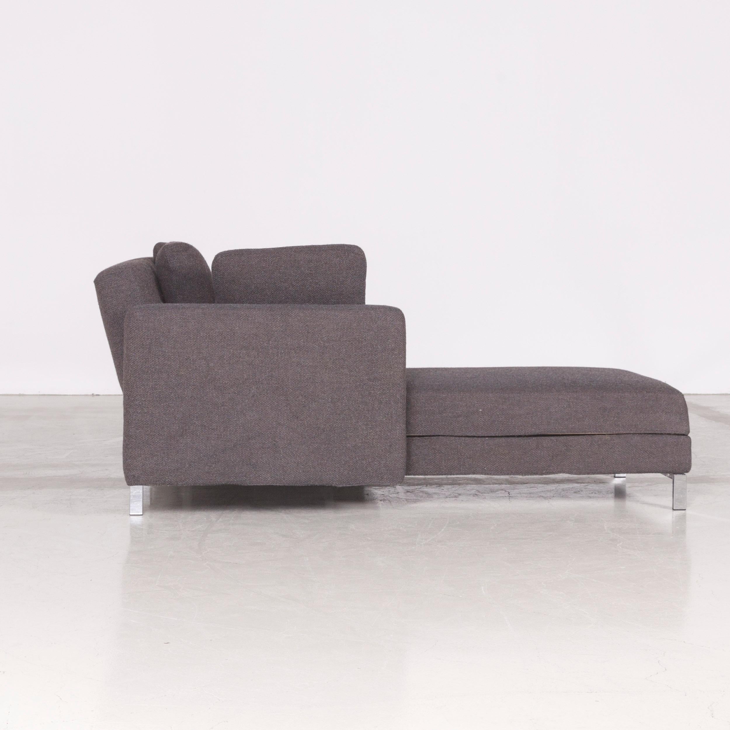 Brühl & Sippold Moule Designer Corner-Sofa Grey Fabric For Sale 3