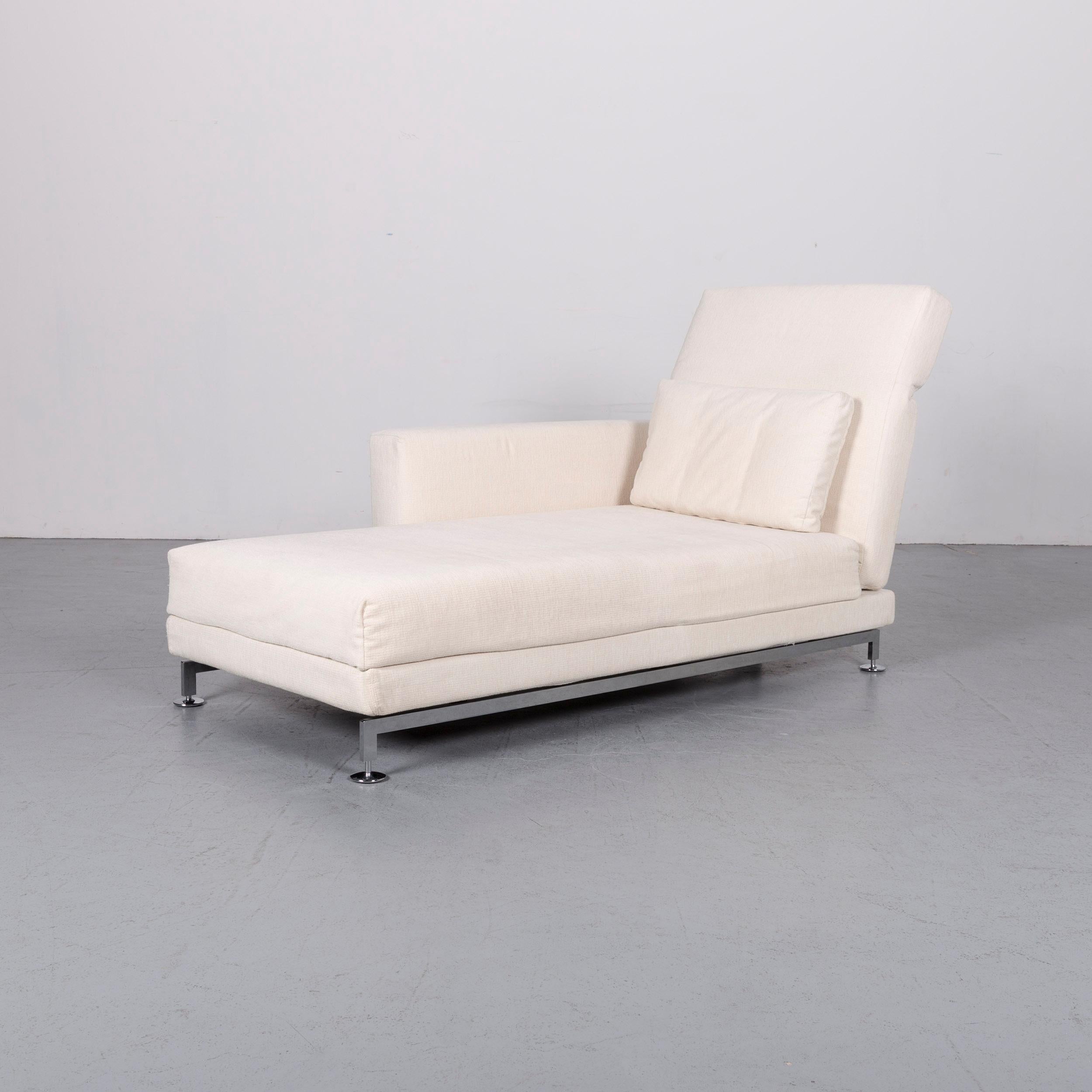Brühl & Sippold Moule Designer Corner-Sofa Off-White Fabric For Sale 8