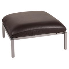 Brühl & Sippold Roro Leather Stool Brown