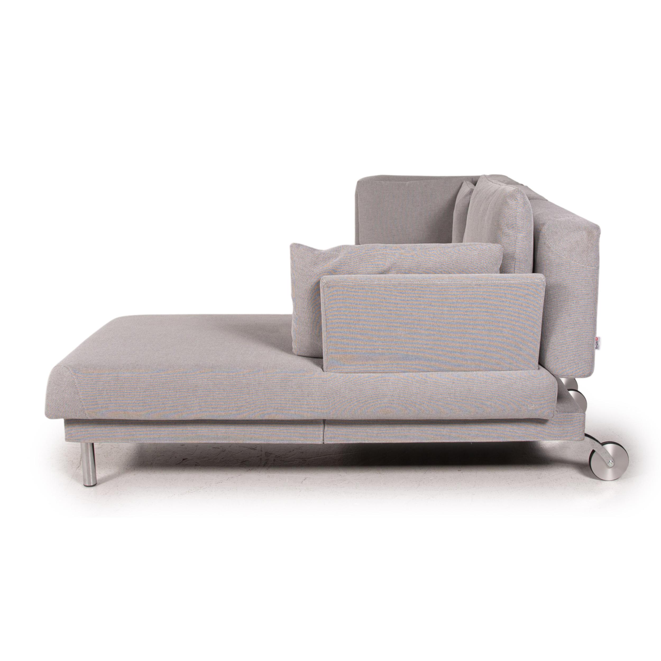 Brühl & Sippold Tam Corner Sofa Gray Fabric Living Area Cushion 5