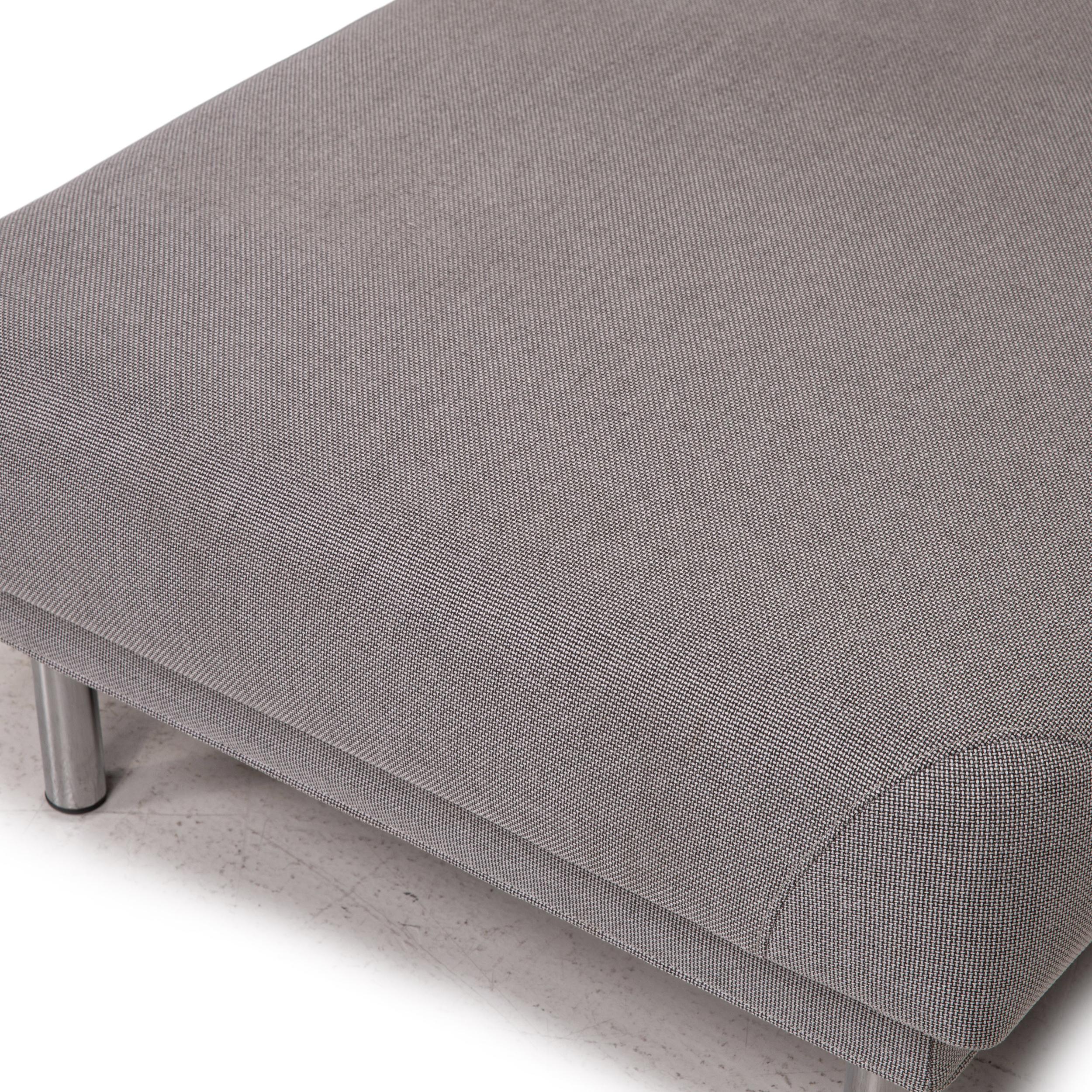 Modern Brühl & Sippold Tam Corner Sofa Gray Fabric Living Area Cushion