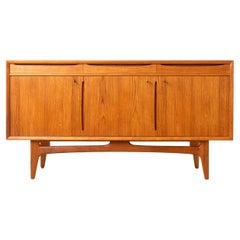Credenza in teak Bruksbo, design scandinavo e moderno di metà secolo senza tempo