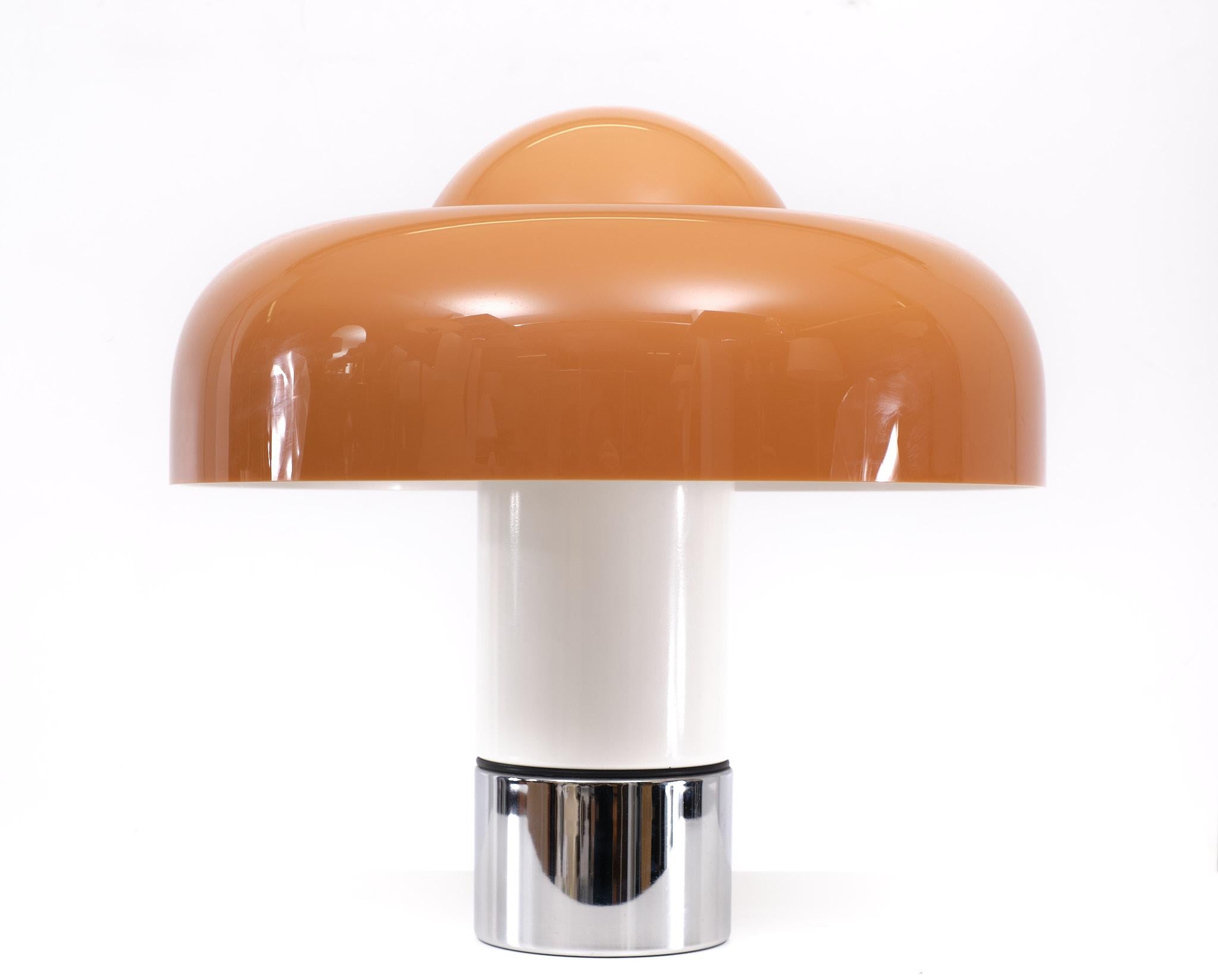 Mid-Century Modern ‘Brumbry’ Table Lamp by Luigi Massoni for Harvey Guzzini   