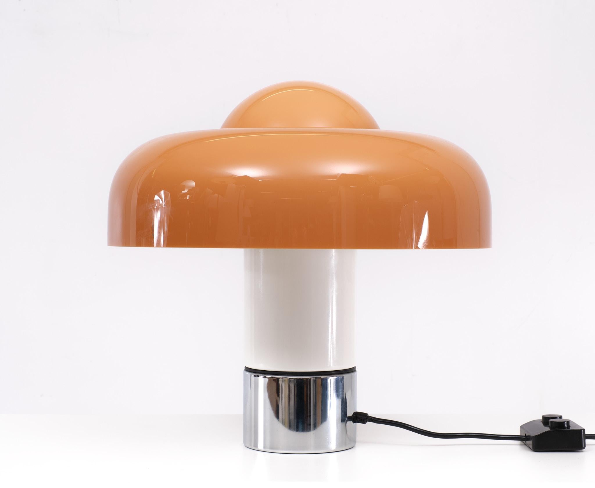 ‘Brumbry’ Table Lamp by Luigi Massoni for Harvey Guzzini    1