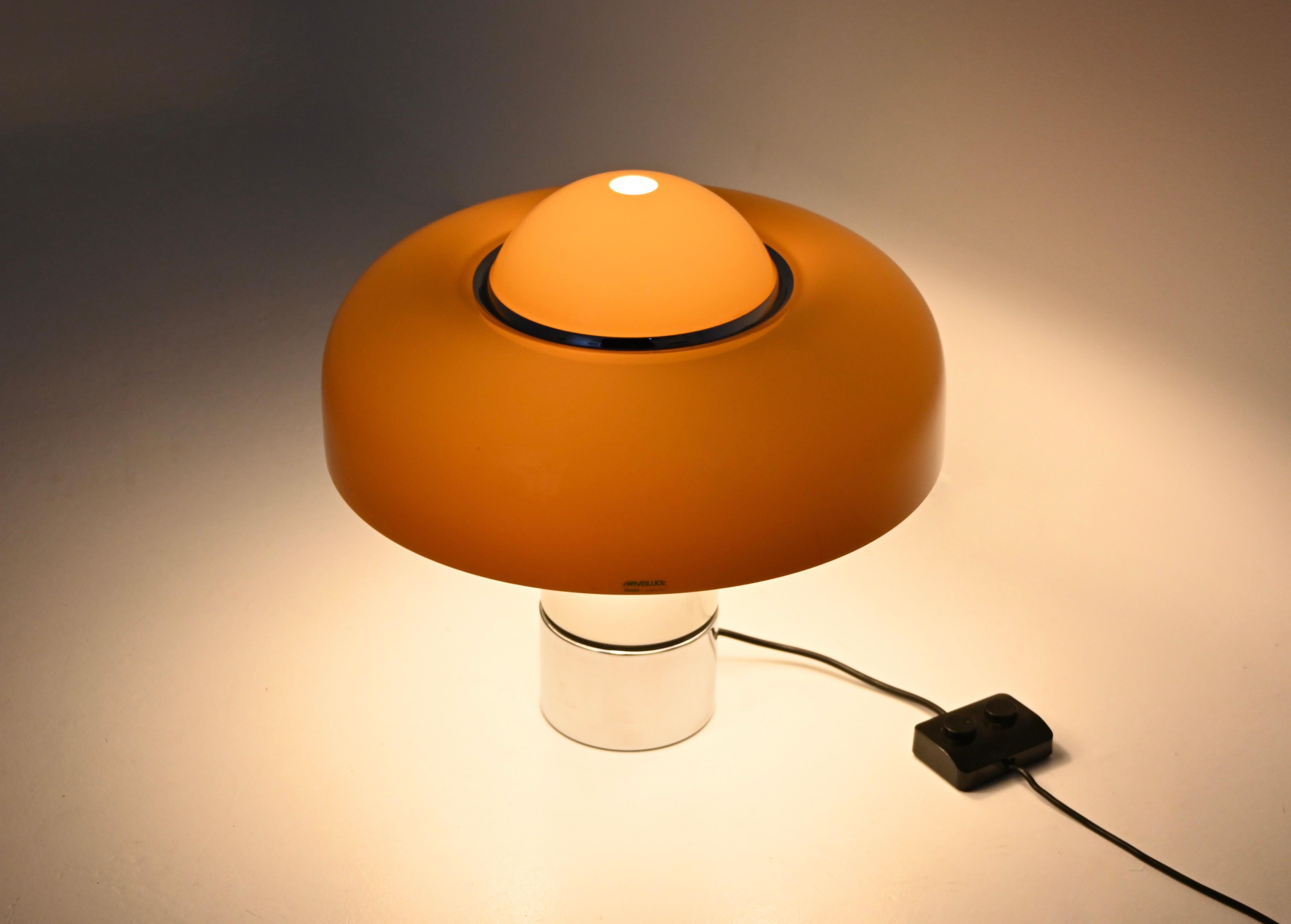 Métal Brumbury  Lampe de Luigi Massoni pour Harveiluce iGuzzini, 1970 en vente