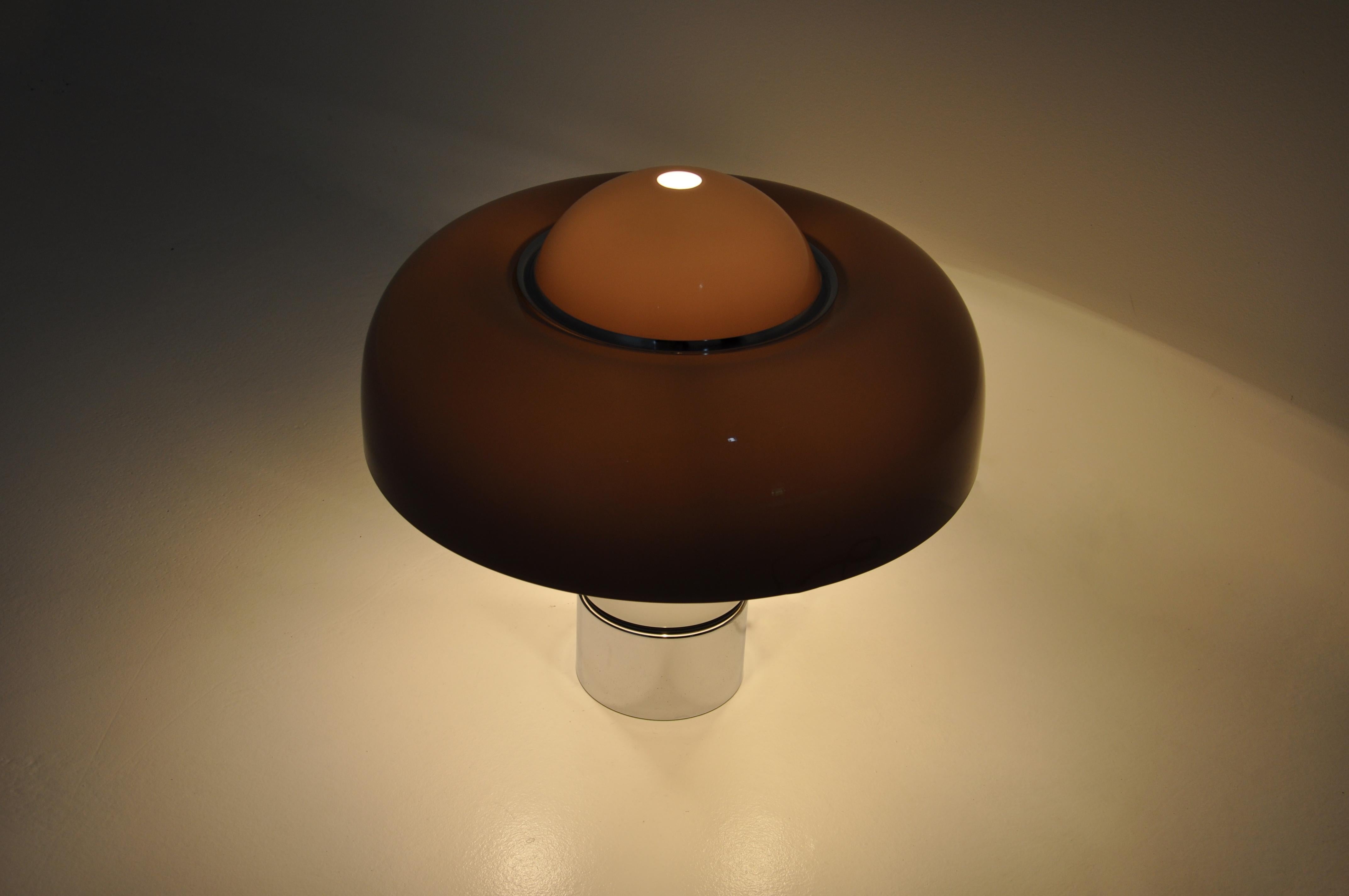 Brumbury  Lamp by Luigi Massoni for Harvey Guzzini, 1970s In Good Condition In bruxelles, BE