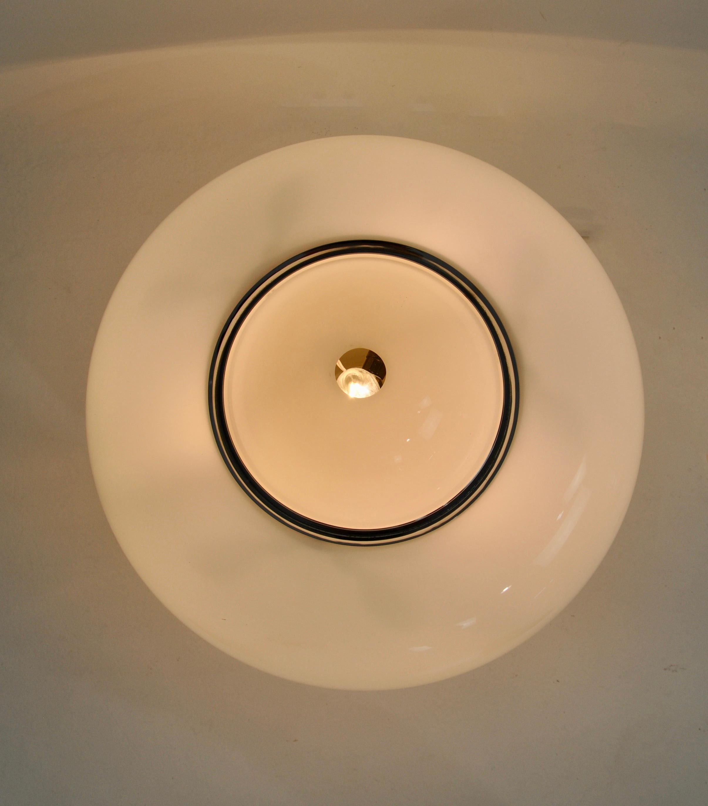 Metal Brumbury  Lamp by Luigi Massoni for Harvey Guzzini, 1970s