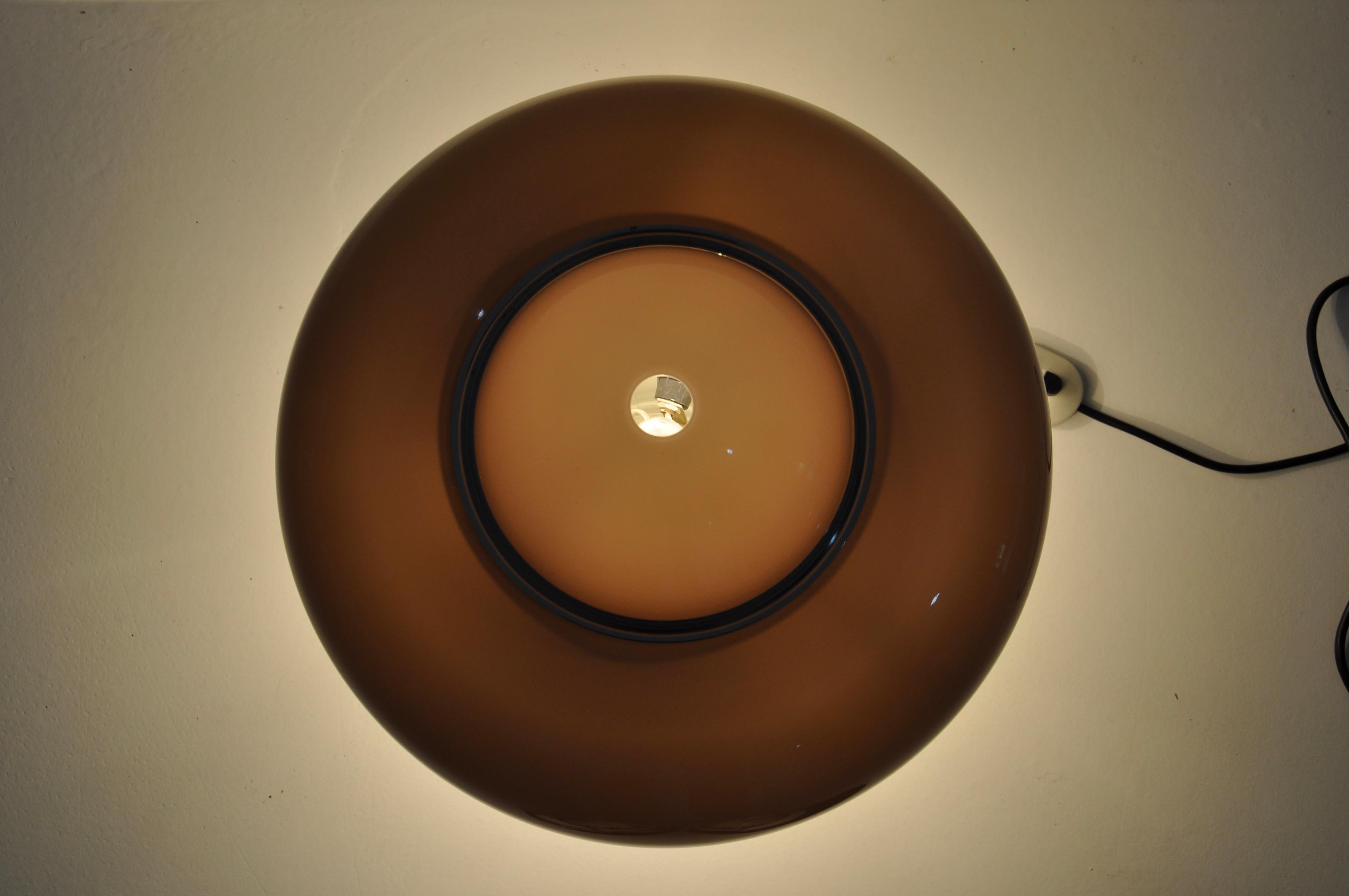 Metal Brumbury  Lamp by Luigi Massoni for Harvey Guzzini, 1970s
