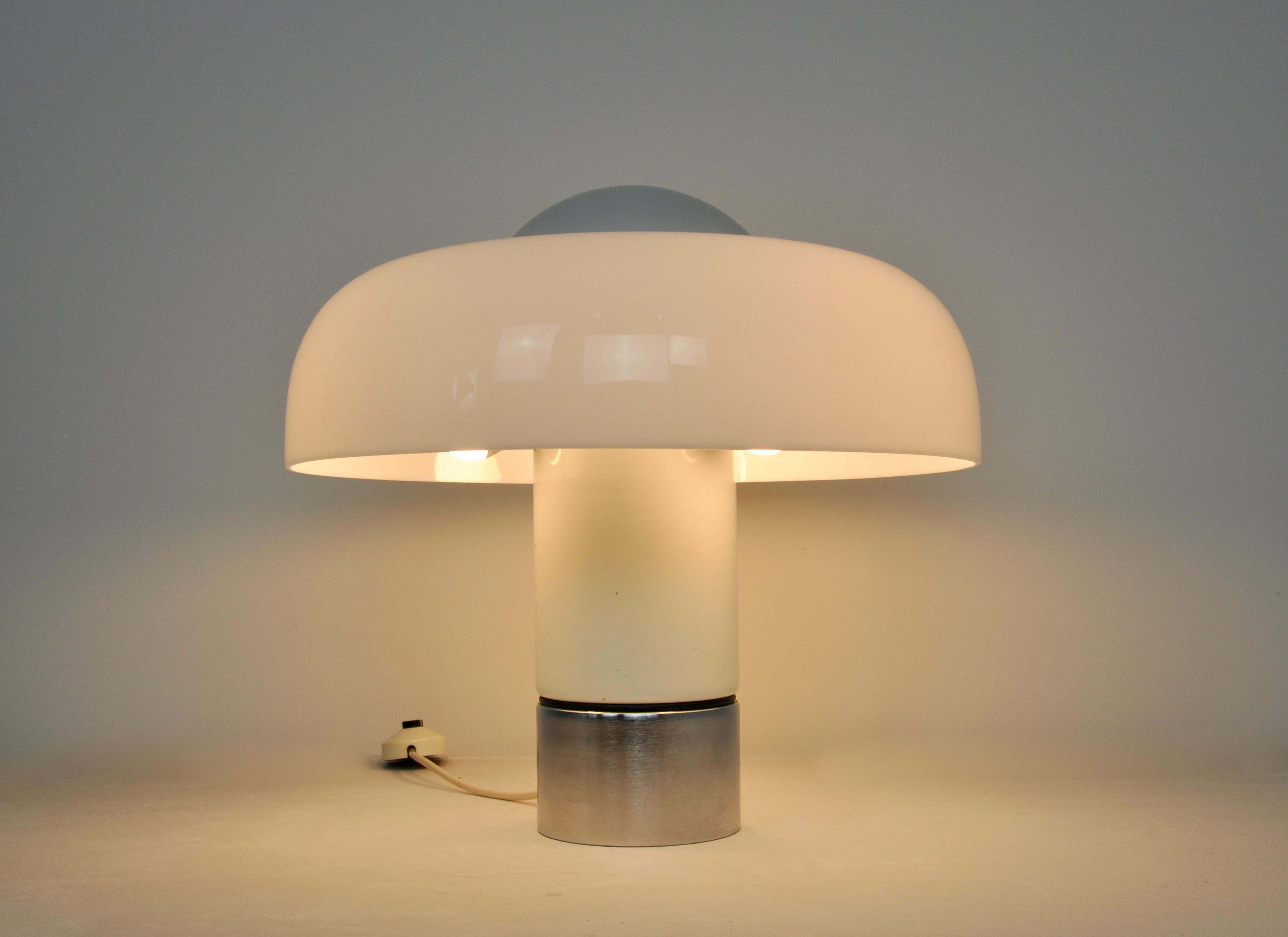 Mid-Century Modern Brumbury Table Lamp by Luigi Massoni for Harvey Guzzini, 1970s