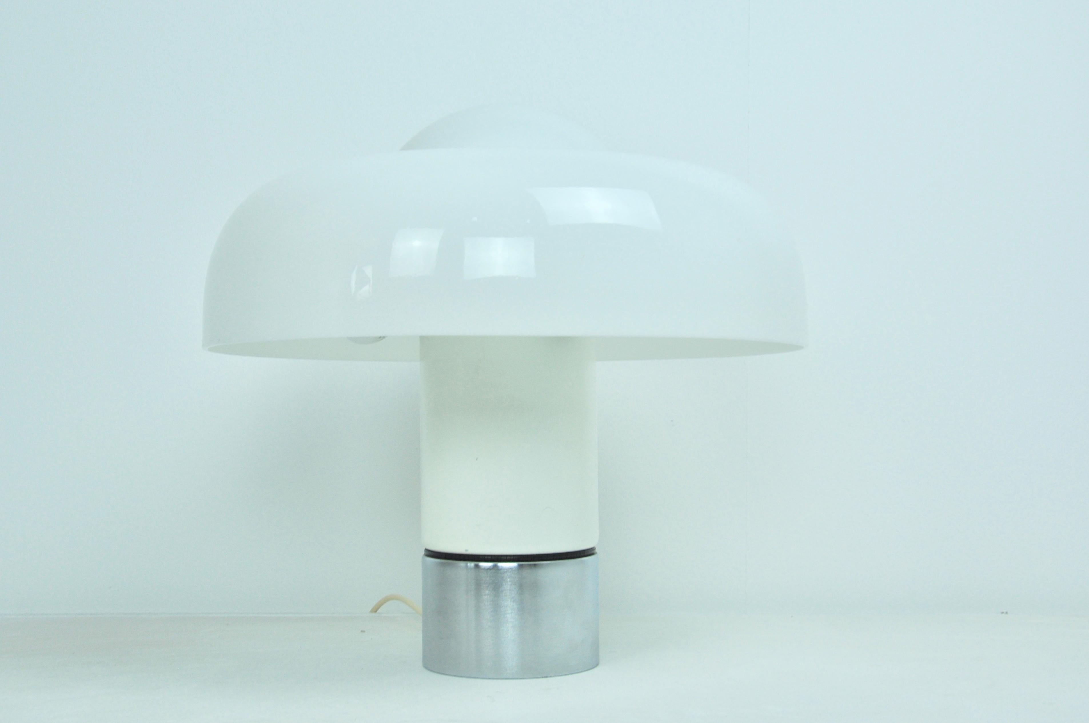 Metal Brumbury Table Lamp by Luigi Massoni for Harvey Guzzini, 1970s