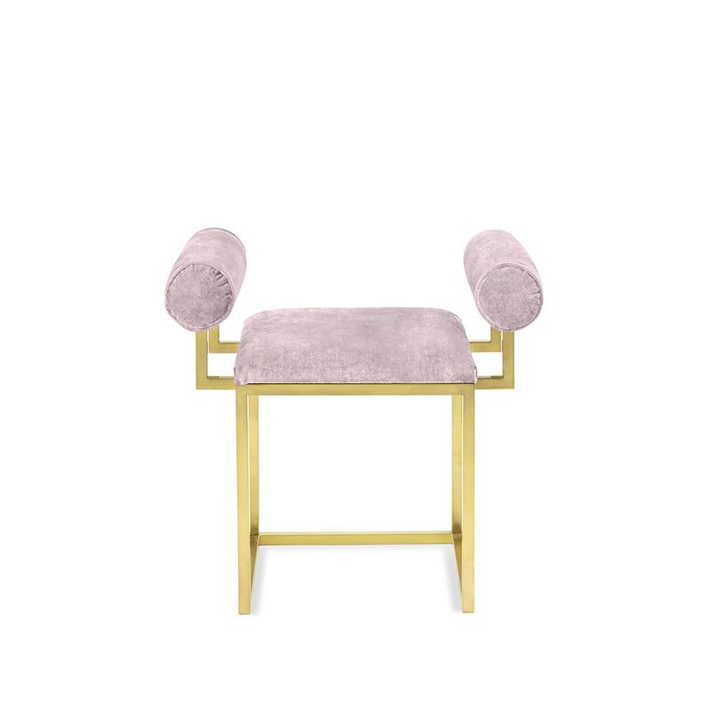 Brass Brume Awaiting H Stool by Secondome Edizioni For Sale