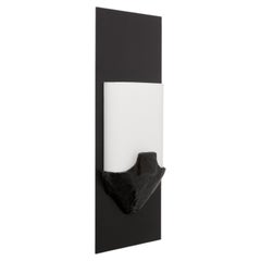 Brume Wandleuchte aus schwarz patinierter bronze von Jules Desdoigts