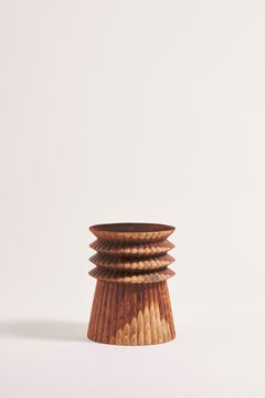 Bruna Teak Wood Stool by Heaps & Woods