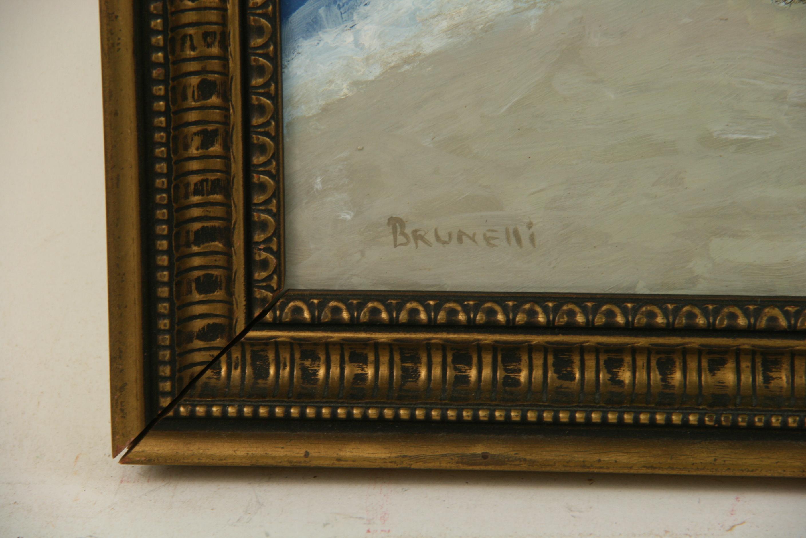 Pittura astratta equestre con nudo e schiena nuda in vendita 3