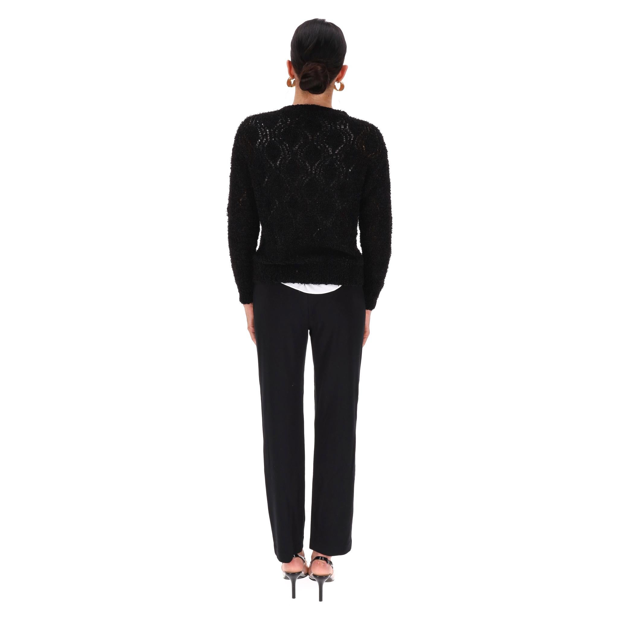 Brunello Cuccinelli Pullover aus Baumwolle mit offenem Strickmuster im Zustand „Gut“ im Angebot in London, GB