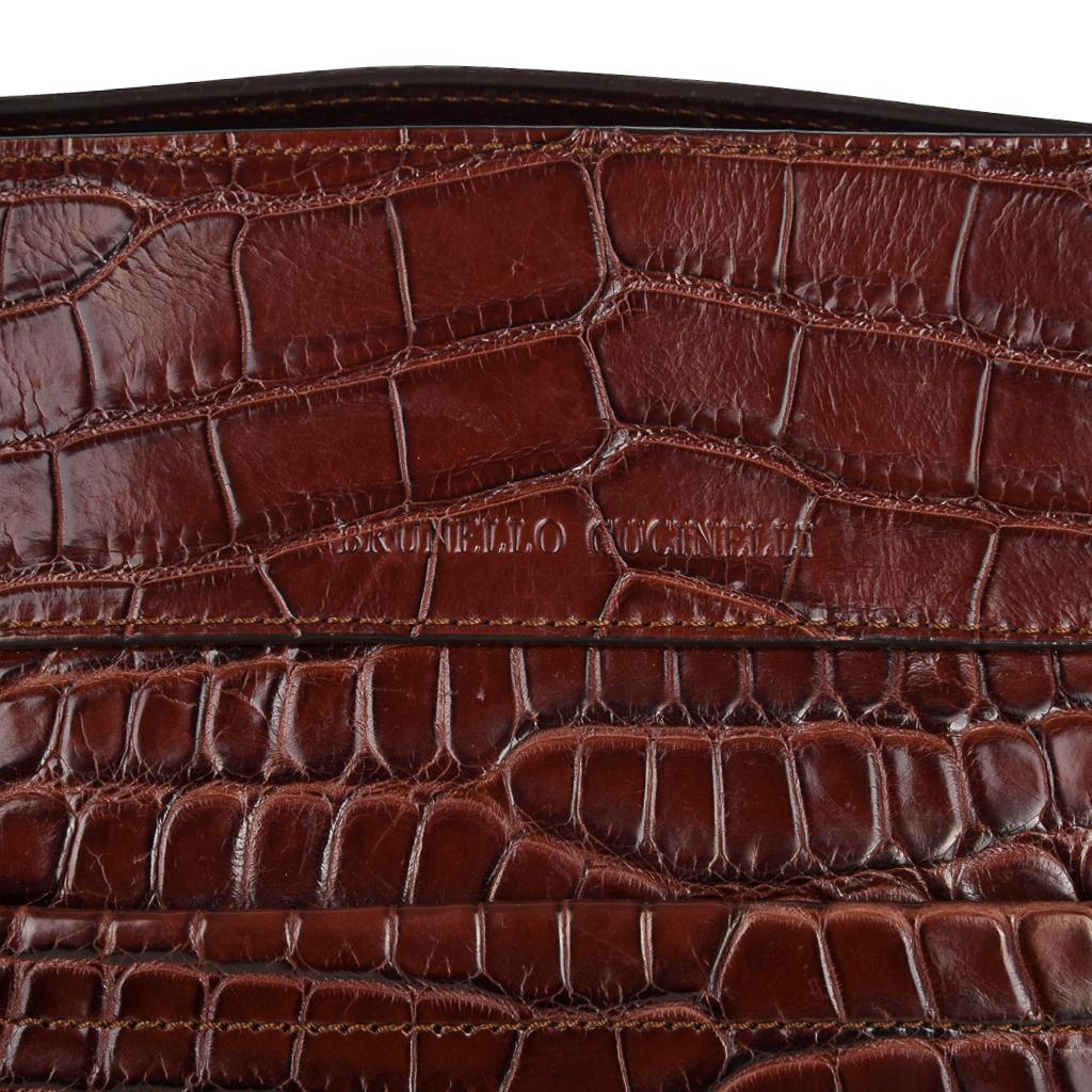 crocodile brown bag