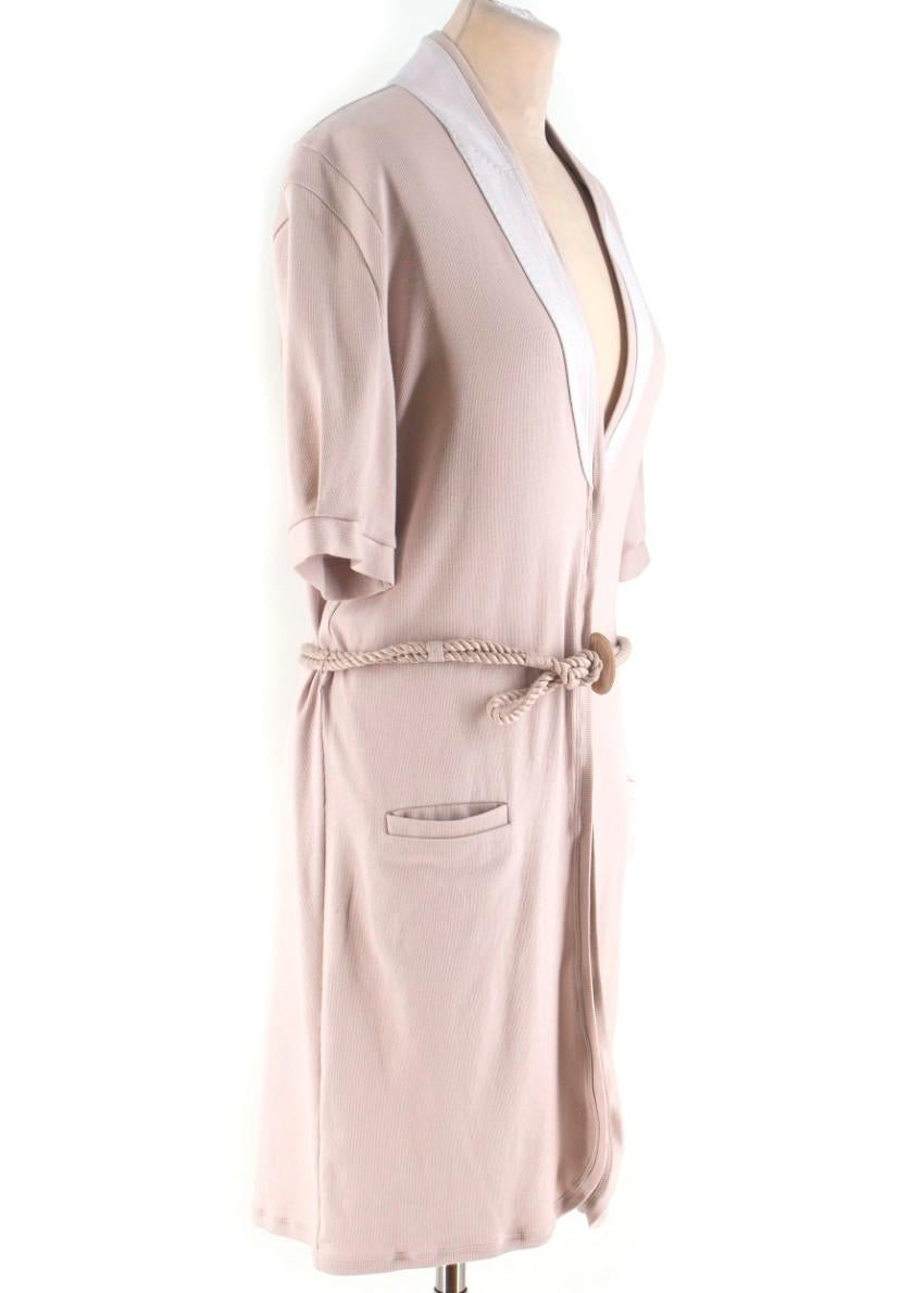 Brunello Cucinelli Beige Rope Belt Cardigan

-Beige cardigan with rope belt
-Popper closure
-Two front pockets
-V neck

Please note, these items are pre-owned and may show signs of being stored even when unworn and unused. This is reflected within