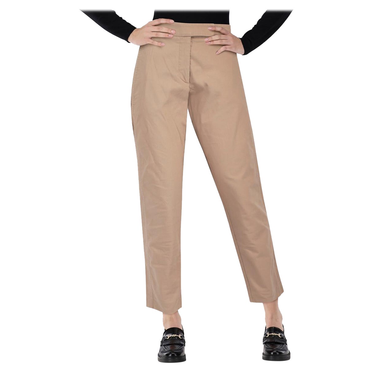 Brunello Cucinelli Beige Slim Fit Trousers Size L