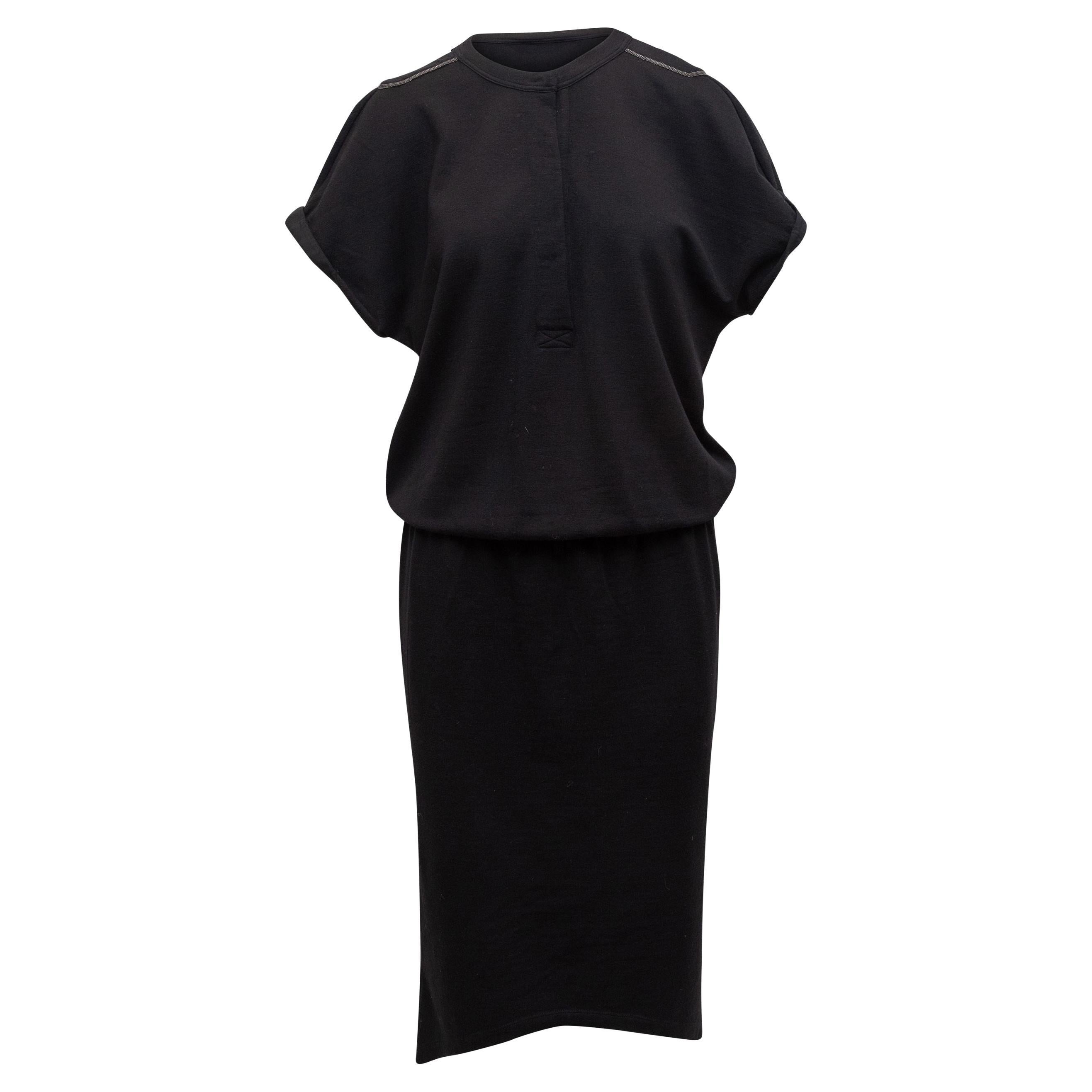 Brunello Cucinelli Periwinkle Cashmere/Silk Dress W/ Sequins Sz XL For ...