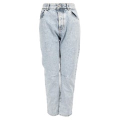 Brunello Cucinelli Blue Denim Straight-Leg Jeans Size XXL