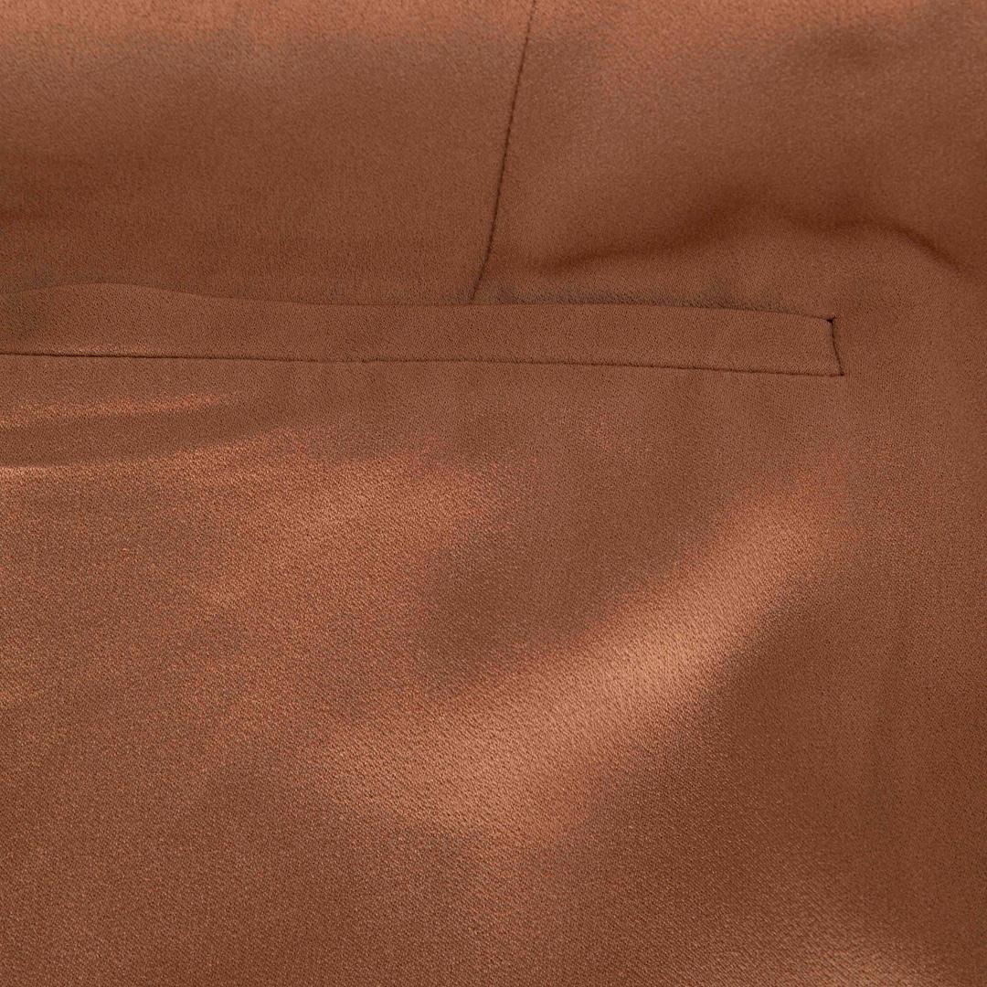 Marrone Brunello Cucinelli Brown Button Detail Dungarees Size S in vendita