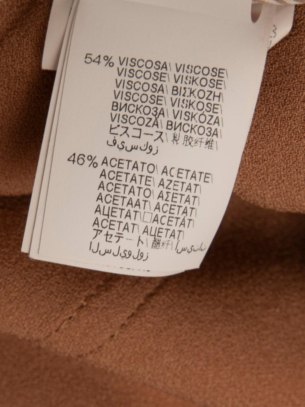 Donna Brunello Cucinelli Brown Button Detail Dungarees Size S in vendita