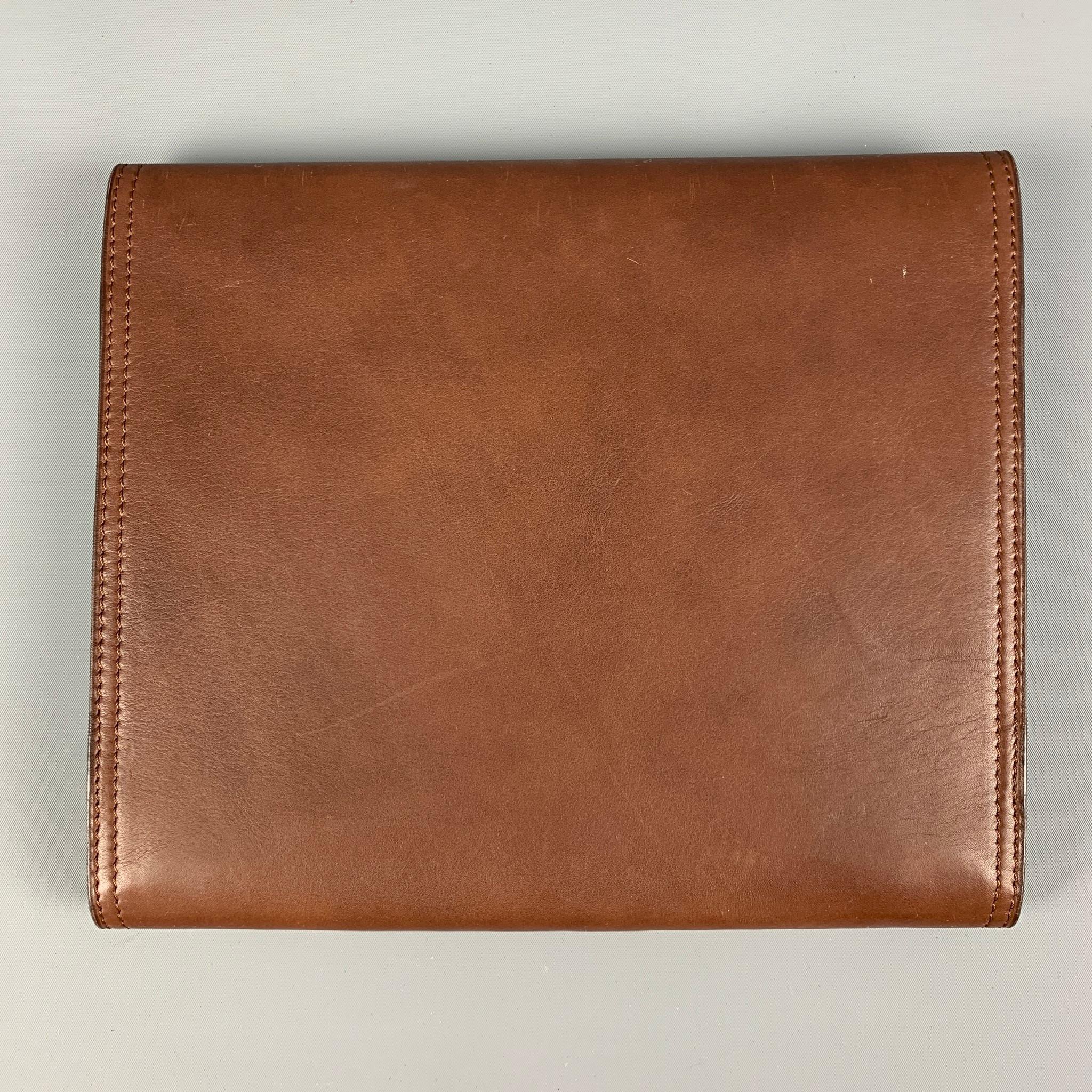 Men's BRUNELLO CUCINELLI Brown Leather iPad Case