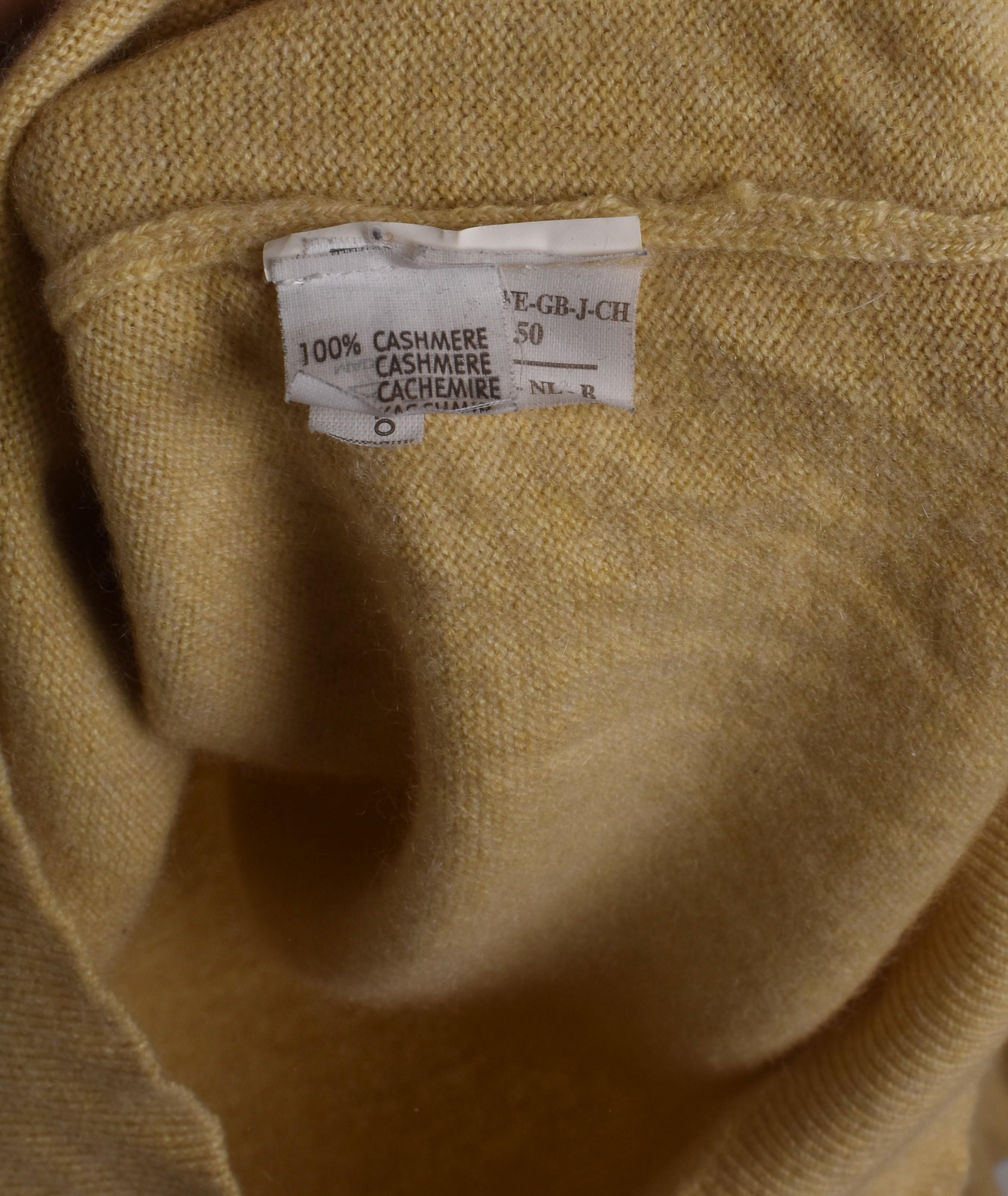 Brunello Cucinelli Cashmere Men Sweater Crew Neck Size 50-M/L, S1595 Excellent état - En vente à Kaunas, LT