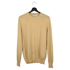 Brunello Cucinelli Cashmere Men Sweater Crew Neck Size 50-M/L, S1595