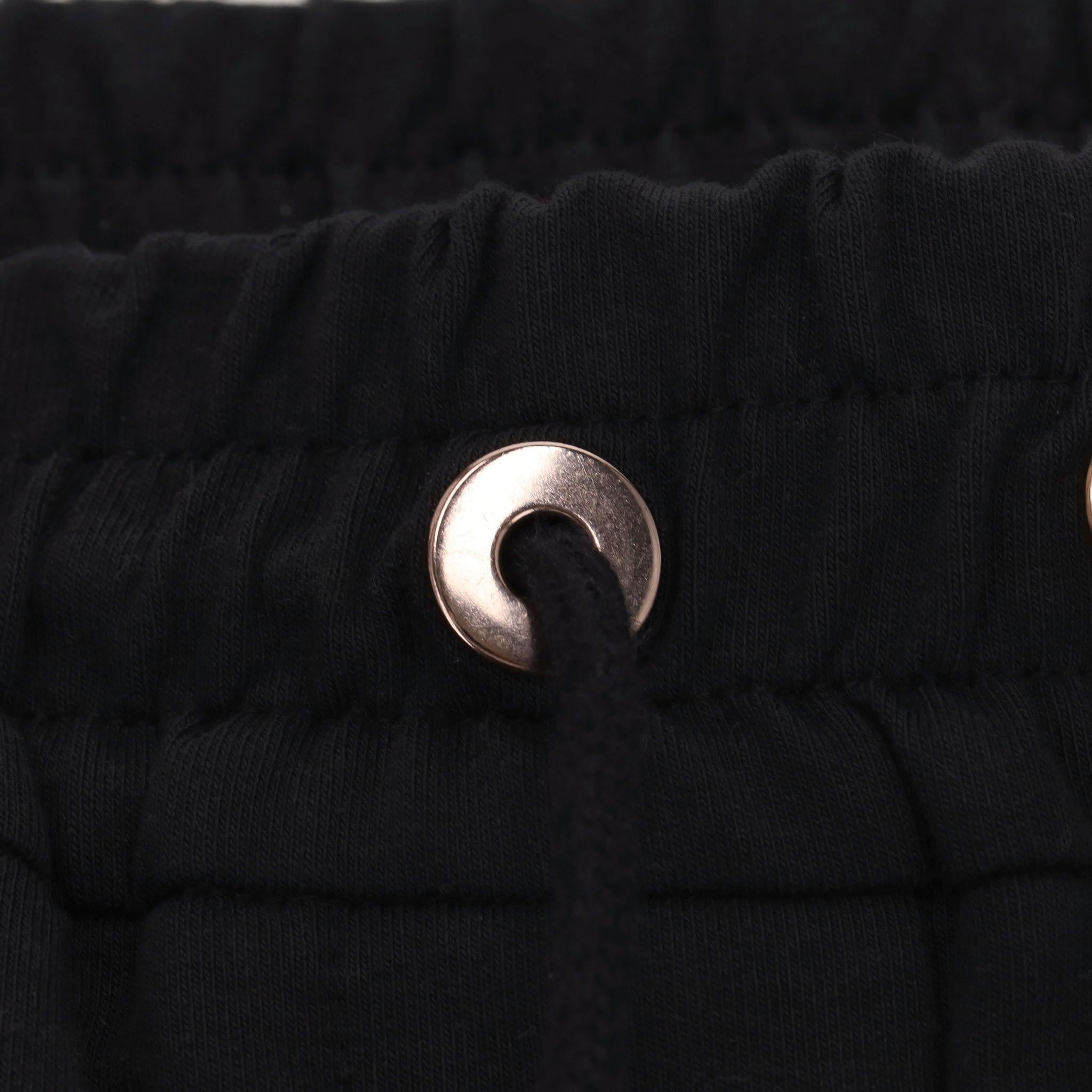 Donna Pantaloni/joggers cropped in cotone a righe laterali di Brunello Cucinelli in vendita