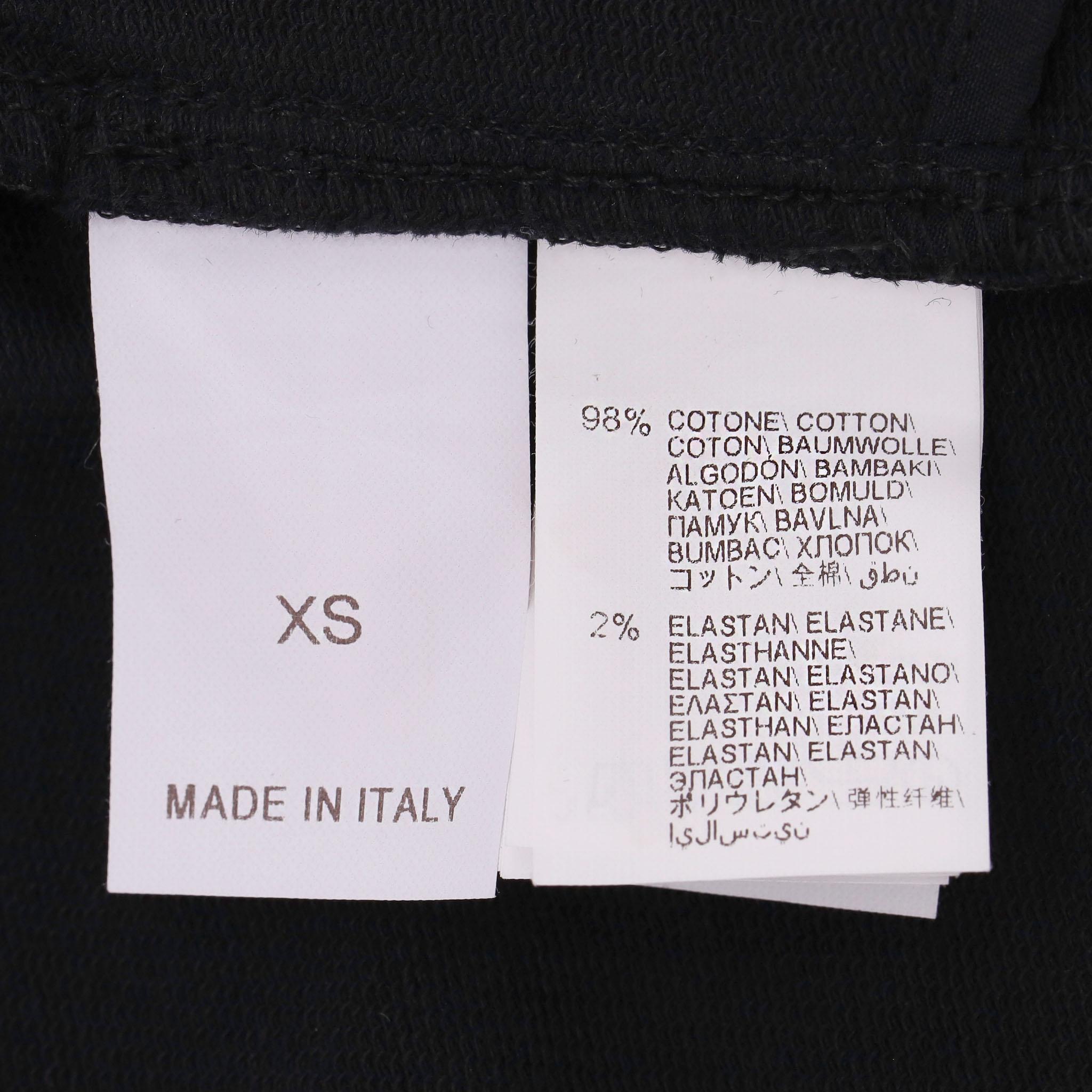 Pantaloni/joggers cropped in cotone a righe laterali di Brunello Cucinelli in vendita 3