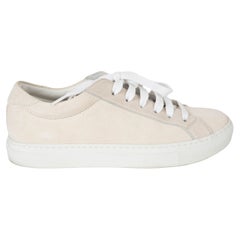 BRUNELLO CUCINELLI crème en daim MONILI Chaussures de sport 38