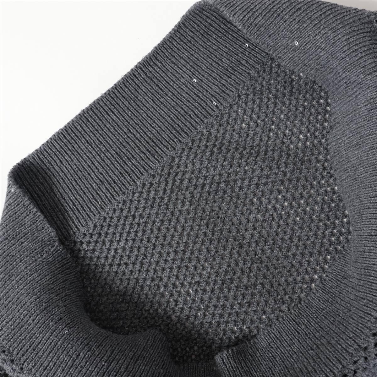 Brunello Cucinelli - Robe en maille crochetée noire Pour femmes en vente