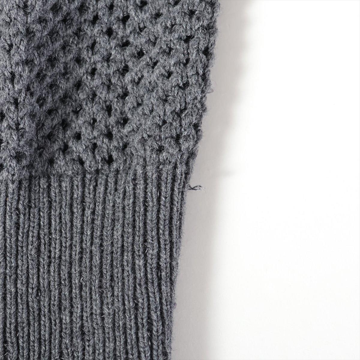 Brunello Cucinelli - Robe en maille crochetée noire en vente 3