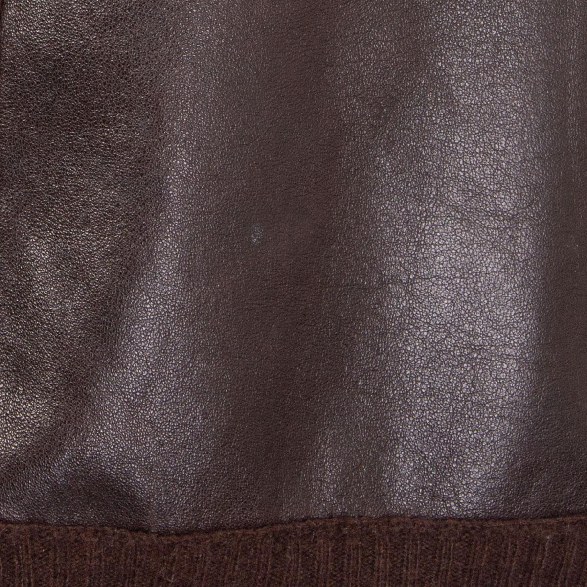 dark brown cashmere cardigan