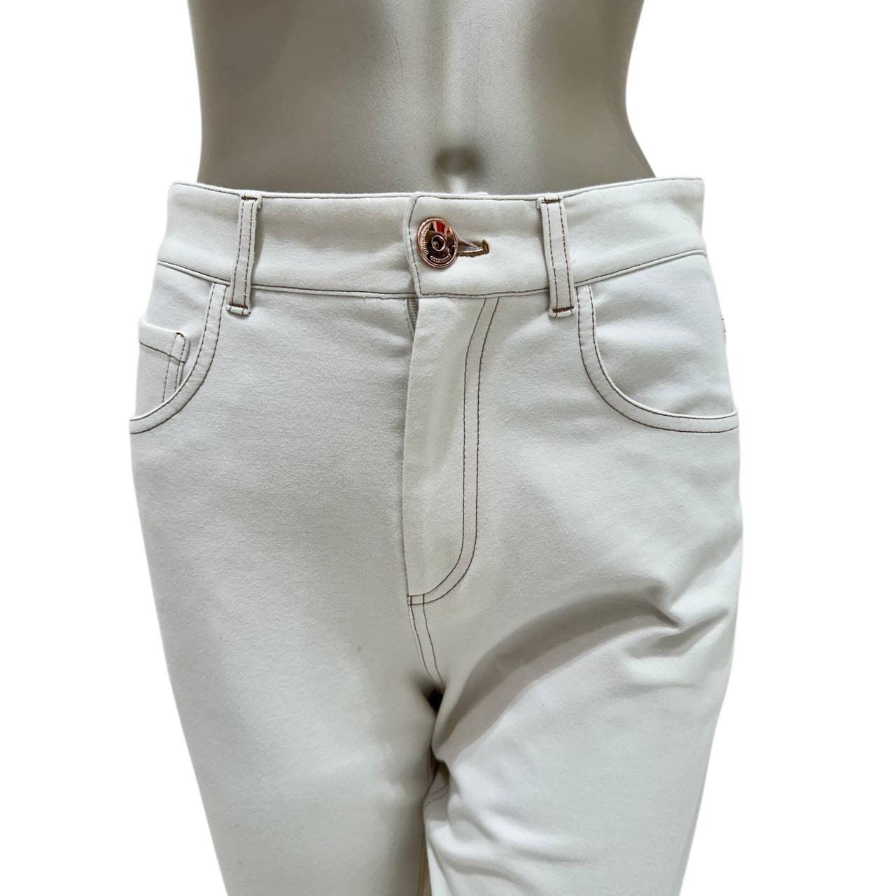 Brunello Cucinelli Pantalones de algodón crudo Talla 38 en Excelente estado para la venta en Krakow, PL