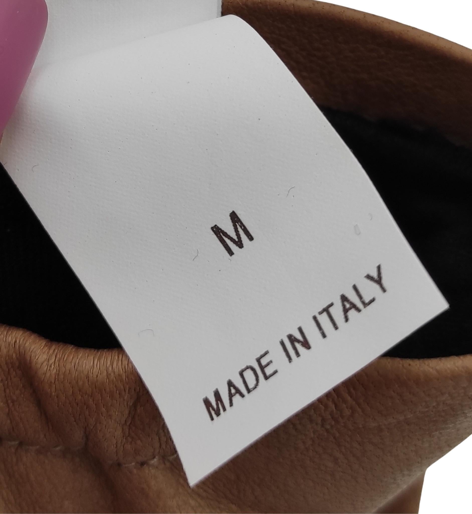 Brunello Cucinelli extra long tan leather gloves For Sale 1